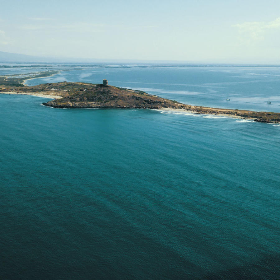 foto drone spiaggia di tharros sardegna beat fly