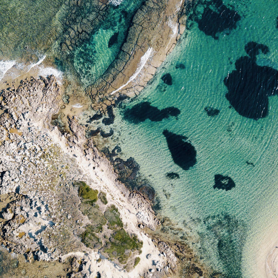 foto drone spiaggia samesa longa sardegna beat fly